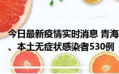 今日最新疫情实时消息 青海11月20日新增本土确诊病例9例、本土无症状感染者530例