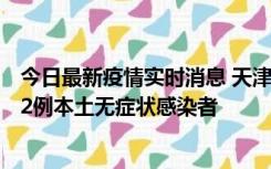 今日最新疫情实时消息 天津昨日新增6例本土确诊病例、192例本土无症状感染者