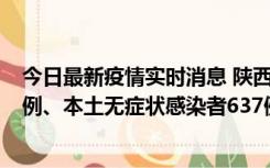 今日最新疫情实时消息 陕西11月20日新增本土确诊病例29例、本土无症状感染者637例
