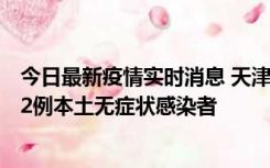 今日最新疫情实时消息 天津昨日新增6例本土确诊病例、192例本土无症状感染者