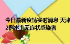 今日最新疫情实时消息 天津昨日新增6例本土确诊病例、192例本土无症状感染者