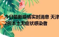 今日最新疫情实时消息 天津昨日新增6例本土确诊病例、192例本土无症状感染者