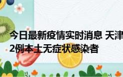 今日最新疫情实时消息 天津昨日新增6例本土确诊病例、192例本土无症状感染者