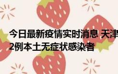 今日最新疫情实时消息 天津昨日新增6例本土确诊病例、192例本土无症状感染者