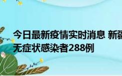 今日最新疫情实时消息 新疆乌鲁木齐市新增确诊病例7例、无症状感染者288例