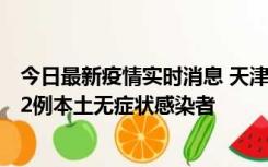 今日最新疫情实时消息 天津昨日新增6例本土确诊病例、192例本土无症状感染者