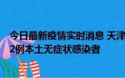 今日最新疫情实时消息 天津昨日新增6例本土确诊病例、192例本土无症状感染者