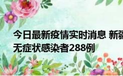 今日最新疫情实时消息 新疆乌鲁木齐市新增确诊病例7例、无症状感染者288例