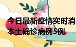 今日最新疫情实时消息 黑龙江12月17日新增本土确诊病例5例