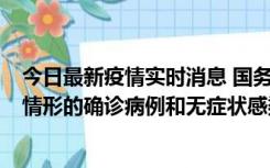 今日最新疫情实时消息 国务院联防联控机制：出现以下5种情形的确诊病例和无症状感染者，不纳入风险区域判定