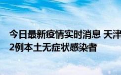 今日最新疫情实时消息 天津昨日新增6例本土确诊病例、192例本土无症状感染者