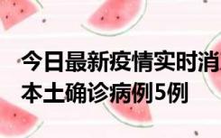 今日最新疫情实时消息 黑龙江12月17日新增本土确诊病例5例