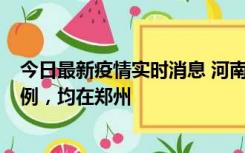 今日最新疫情实时消息 河南12月17日新增本土确诊病例30例，均在郑州