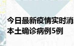 今日最新疫情实时消息 黑龙江12月17日新增本土确诊病例5例