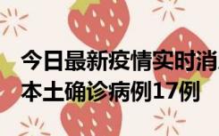 今日最新疫情实时消息 黑龙江12月19日新增本土确诊病例17例