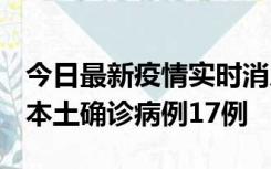 今日最新疫情实时消息 黑龙江12月19日新增本土确诊病例17例