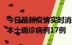 今日最新疫情实时消息 黑龙江12月19日新增本土确诊病例17例