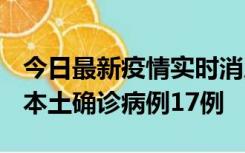 今日最新疫情实时消息 黑龙江12月19日新增本土确诊病例17例