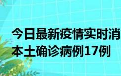 今日最新疫情实时消息 黑龙江12月19日新增本土确诊病例17例