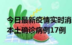 今日最新疫情实时消息 黑龙江12月19日新增本土确诊病例17例