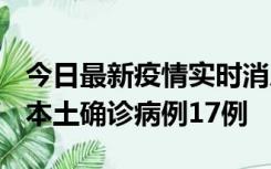 今日最新疫情实时消息 黑龙江12月19日新增本土确诊病例17例