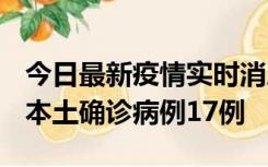 今日最新疫情实时消息 黑龙江12月19日新增本土确诊病例17例