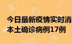 今日最新疫情实时消息 黑龙江12月19日新增本土确诊病例17例