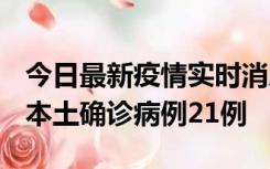 今日最新疫情实时消息 内蒙古12月19日新增本土确诊病例21例