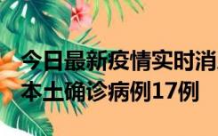 今日最新疫情实时消息 黑龙江12月19日新增本土确诊病例17例