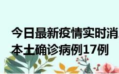 今日最新疫情实时消息 黑龙江12月19日新增本土确诊病例17例