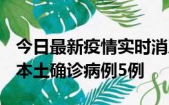 今日最新疫情实时消息 黑龙江12月17日新增本土确诊病例5例