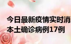 今日最新疫情实时消息 黑龙江12月19日新增本土确诊病例17例