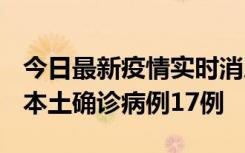 今日最新疫情实时消息 黑龙江12月19日新增本土确诊病例17例