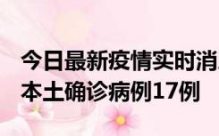 今日最新疫情实时消息 黑龙江12月19日新增本土确诊病例17例