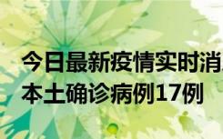 今日最新疫情实时消息 黑龙江12月19日新增本土确诊病例17例