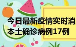 今日最新疫情实时消息 黑龙江12月19日新增本土确诊病例17例