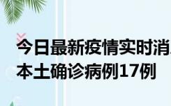 今日最新疫情实时消息 黑龙江12月19日新增本土确诊病例17例