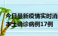 今日最新疫情实时消息 黑龙江12月19日新增本土确诊病例17例