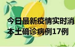 今日最新疫情实时消息 黑龙江12月19日新增本土确诊病例17例