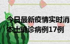 今日最新疫情实时消息 黑龙江12月19日新增本土确诊病例17例