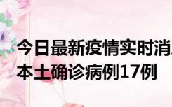 今日最新疫情实时消息 黑龙江12月19日新增本土确诊病例17例