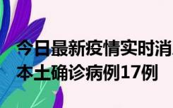 今日最新疫情实时消息 黑龙江12月19日新增本土确诊病例17例