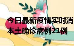 今日最新疫情实时消息 内蒙古12月19日新增本土确诊病例21例