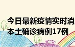 今日最新疫情实时消息 黑龙江12月19日新增本土确诊病例17例