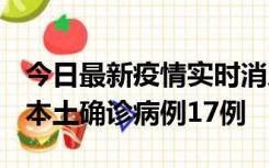 今日最新疫情实时消息 黑龙江12月19日新增本土确诊病例17例