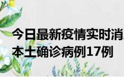 今日最新疫情实时消息 黑龙江12月19日新增本土确诊病例17例