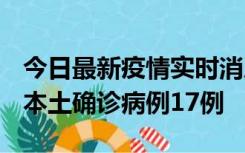 今日最新疫情实时消息 黑龙江12月19日新增本土确诊病例17例