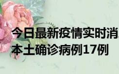 今日最新疫情实时消息 黑龙江12月19日新增本土确诊病例17例