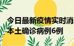 今日最新疫情实时消息 黑龙江12月20日新增本土确诊病例6例