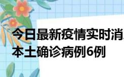 今日最新疫情实时消息 黑龙江12月20日新增本土确诊病例6例